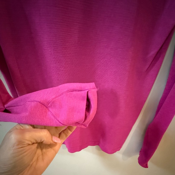 Lululemon Swifty Tech Long Sleeve Hot Pink Size 8 - Picture 6 of 11